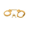 gold metal handcuffs