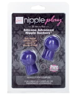 purple silicone nipple suckers