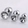 clear jewelled anal plugs