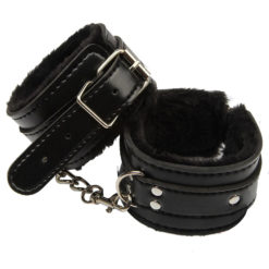 soft black handcuffs by Rated R NZ