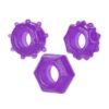 purple reversible cock ring set