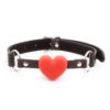 Rated R red heart mouth gag