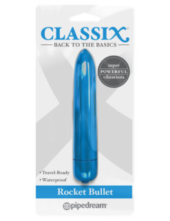 vibrating blue rocket bullet
