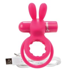 Pink charged ohare vibrating cock ring