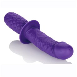 purple silicone grip thrusting dong