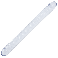 clear 18 inch double dong