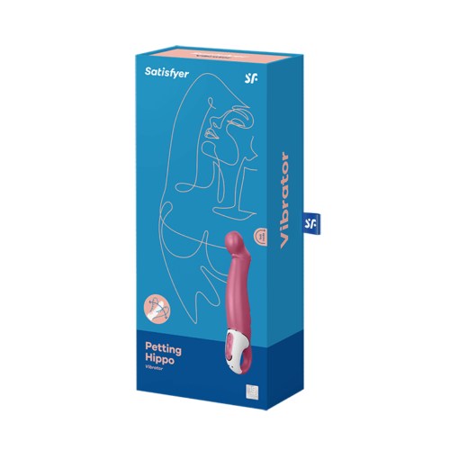 the Satisfyer Petting Hippo boxed