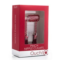Pinch nipple clamps red