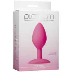 medium pink mini butt plug