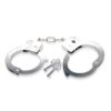 silver metal handcuffs
