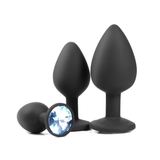 Rated R silicone anal plugs
