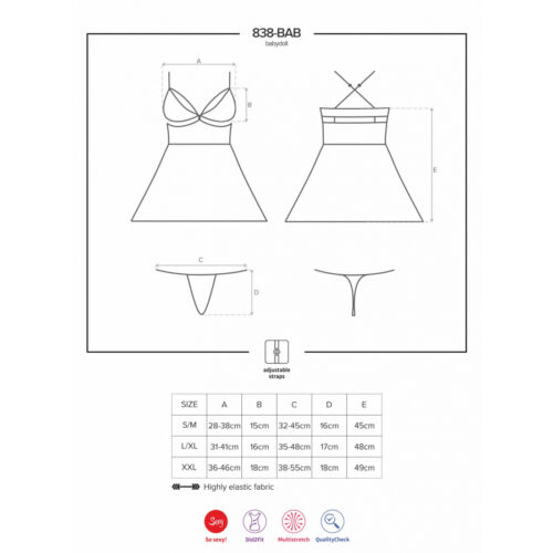 Braby doll 838 size guide