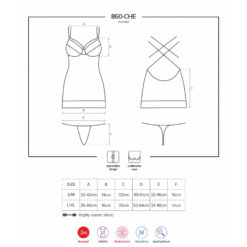floral chemise size guide