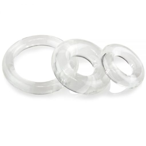 ringo clear rings set of 3
