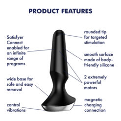 satisfyer black anal plug