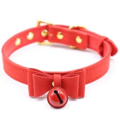 red kitten collar with bell