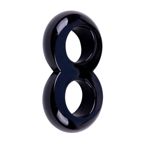 duo cock 8 ball ring