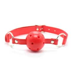 breathable red ball gag