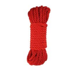 red bondage rope